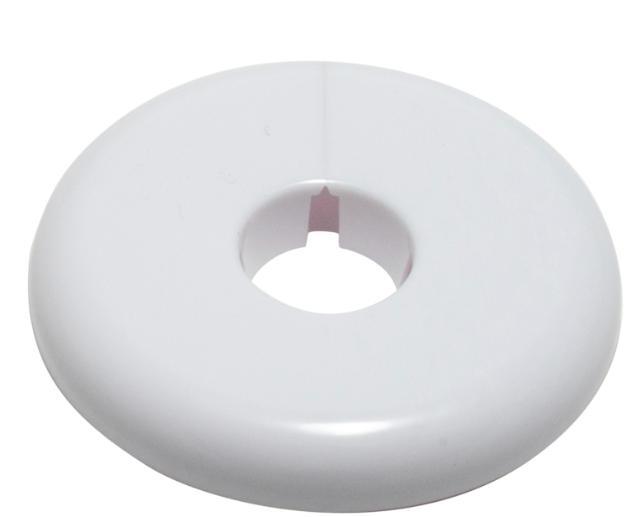 Oatey® 1/2 In. Copper Tube Size Floor And Ceiling Plates In White Plastic - 20 Pack