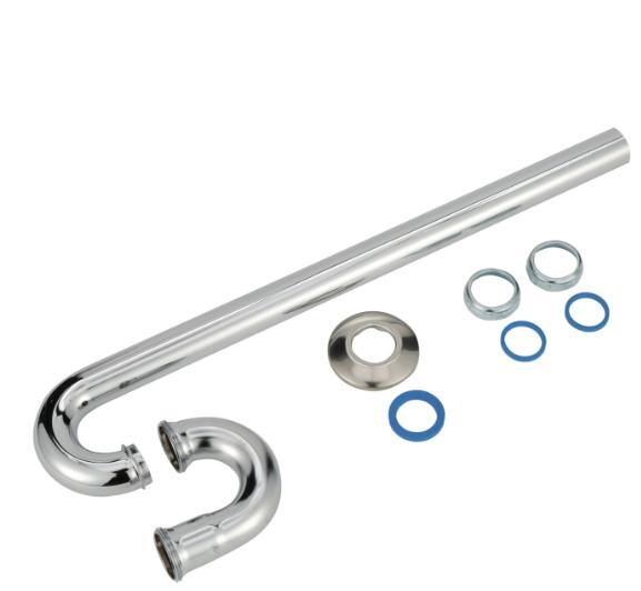 Dearborn 1-1/4 In. 24-Gauge Chrome-Plated Brass Sink Drain S-Trap